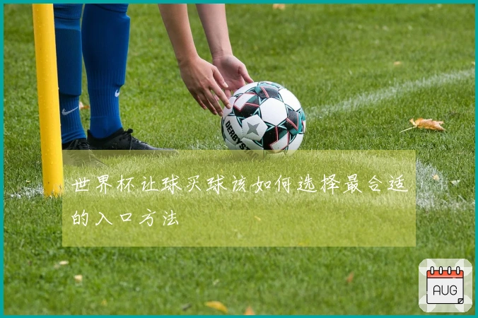 世界杯让球买球该如何选择最合适的入口方法