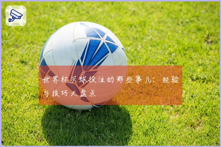 世界杯买球投注的那些事儿：经验与技巧大盘点